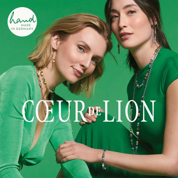 Coeur de Lion 1122/21-0516 Ohrringe GeoCUBE® Fusion Precious Pearl Mix Grün Gold