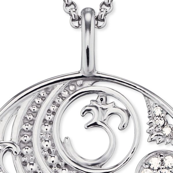 Engelsrufer ERN-BALANCE-ZI Halskette mit Anhänger Damen Balance Zirkonia Silber