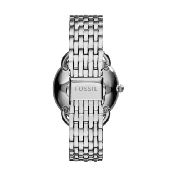 Fossil ES3712 Damen-Uhr Tailor Multifunktion Quarz mit Edelstahl-Armband Ø 35 mm