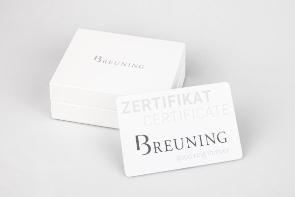 Breuning 41/85127-9 Ring Brillant 0,10 ct W-si 14 kt Weissgold
