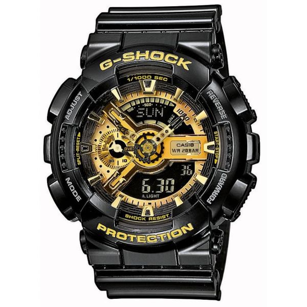 Casio GA-110GB-1AER Unisex-Uhr G-Shock Analog Digital Quarz Resin-Armband