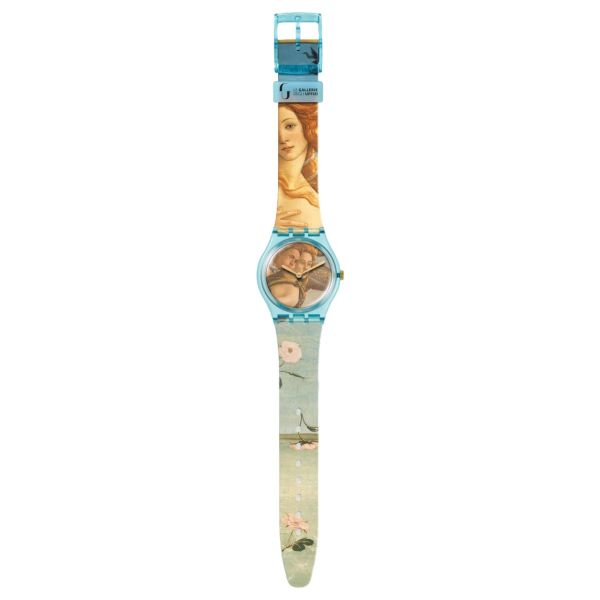 Swatch GZ360 Armband-Uhr Nascita Di Venere By Sandro Botticelli Quarz Silikon-Band 