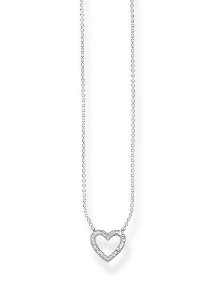 Thomas Sabo KE1554-051-14 Halskette mit Anhänger Collier Damen Herz Sterling-Silber