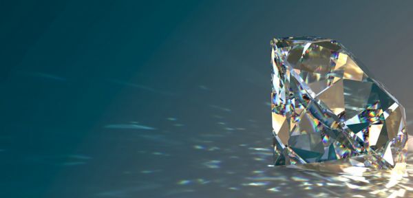 Diamond Group 4D279G4 Halskette 6-er Krappe Brillant 0,15 ct 14 kt GG