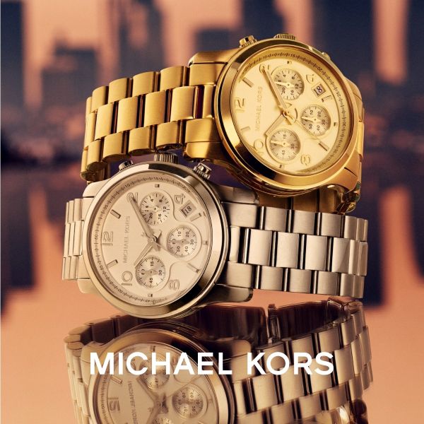 Michael Kors MK3179 Damen-Uhr Slim Runway Analog Quarz Edelstahl-Armband Gold-Ton