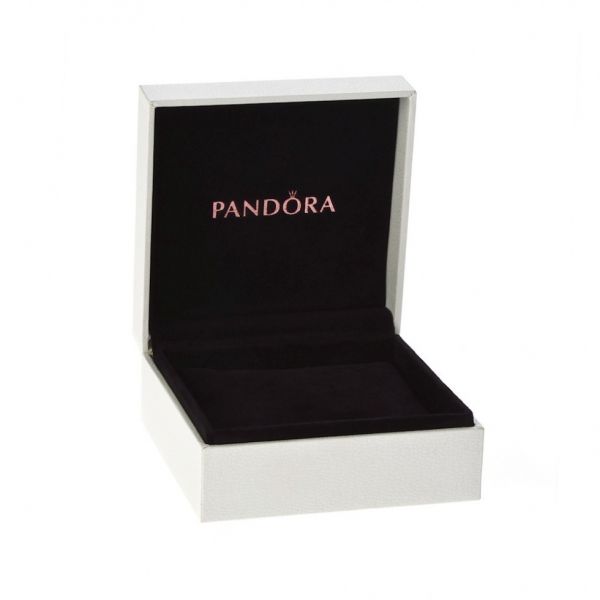 Pandora 590723CZ Schlangen-Gliederarmband mit Pavé-Verschluss Silber