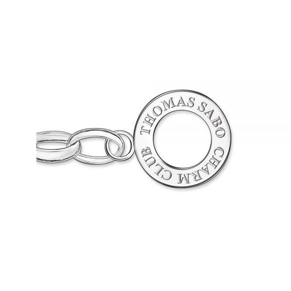 Thomas Sabo X0032-001-12 Charm-Armband Classic Gross Sterling-Silber