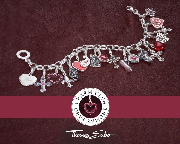 Thomas Sabo 0193-001-12 Charm-Anhänger Buchstabe S Sterling-Silber