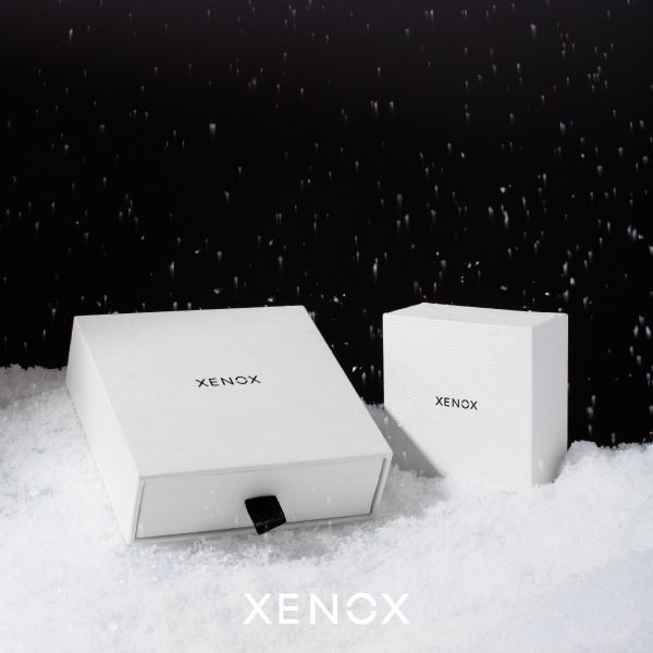 Xenox XG9K0109R Ketten-Anhänger Unisex Fine Herz Gravur 9K Roségold 375er Ø 9 mm