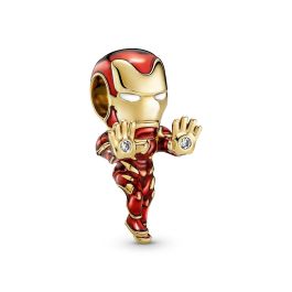 Pandora Marvel 760268C01 Charm Damen The Avengers Iron Man 14k ...