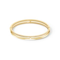 Coeur de Lion Armreif Eternal Unity Kristall Gold-Ton 0136/32-1816
