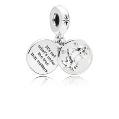 Pandora Charm Damen Weihnachtspanorama Sterling-Silber 797562EN12
