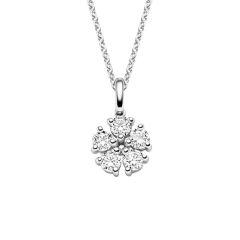 Viventy Halskette mit Anh&auml;nger Blume Zirkonia Sterling-Silber 787872
