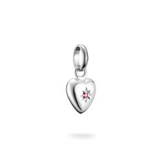 Thomas Sabo Charm-Anh&auml;nger Herz mit Stern Connect Silber CC1234-011-10