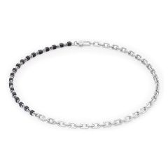 Coeur de Lion Halskette Herren Cubes Fusion Edelstahl 0909/10-1300