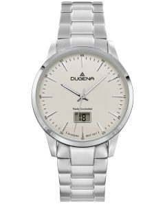 Dugena Herren-Uhr Momentum Funk Quarz Edelstahl-Armband 4460856