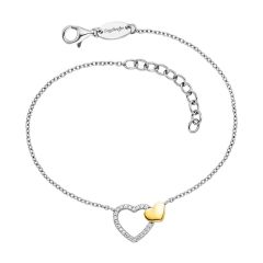 Engelsrufer Armband Damen Herzen Zirkonia Silber ERB-HEARTBEAT-ZI-BIG