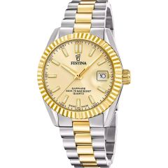 Festina Herren-Uhr Swiss Made Classic Quarz Edelstahl-Band F20085/A