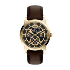 Fossil Herren-Uhr Townsman Big Tic Analog-Digital Leder-Band FS6190