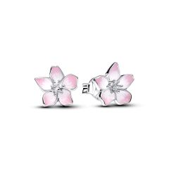 Pandora Ohrstecker Damen Kirschbl&uuml;te Rosa Sterling-Silber 294370C01