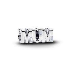 Pandora Charm Damen Mum Wendbar Zirkonia Sterling-Silber 794455C01