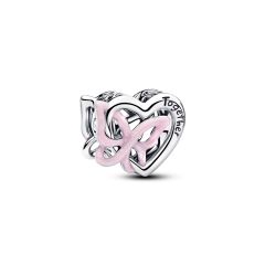 Pandora Charm Damen Herz und Schmetterling Sterling-Silber 794475C01