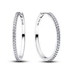 Pandora Ohrringe Creolen Funkelnde Zirkonia Sterling-Silber 294650C01