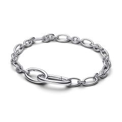 Pandora Me Armband Aufklappbare Glieder Oval Silber 594678C00