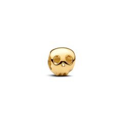 Pandora Mini-Charm Damen Totenkopf 14 Karat Vergoldet 764518C00
