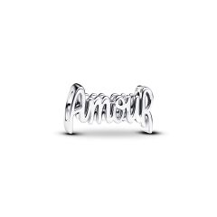 Pandora Charm Damen Amour Schrift Sterling-Silber 794426C00