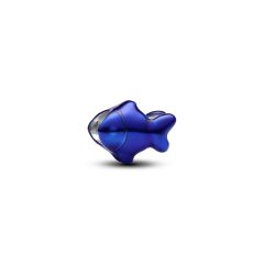 Pandora Mini-Charm Damen Blauer Fisch Sterling-Silber 794899C01