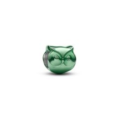 Pandora Mini-Charm Damen Gr&uuml;ne Eule Sterling-Silber 794900C01
