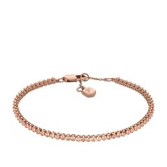 Fossil Tennisarmband Damen Ellis Pav&eacute; Metall Ros&eacute;gold-Ton JA7294791