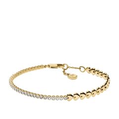 Fossil Armband Damen Sutton Love Herz Metall Gold-Ton JA7303710