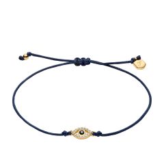 Fossil Armband Damen Sutton Evil-Eye Metall Gold-Ton JA7312710