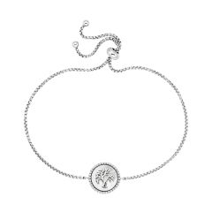 Engelsrufer Armband Damen Lebensbaum Perlmutt Silber ERB-LILTREE-PE