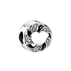 Pandora Charm Damen Liebesband Zirkonia Sterling-Silber 791976CZ