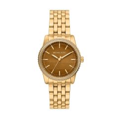 Michael Kors Damen-Uhr Bryant Quarz Edelstahl-Band Gold-Ton MK7581