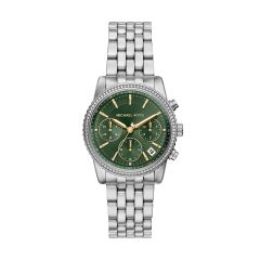 Michael Kors Damen-Uhr Bryant Chronograph Edelstahl-Armband MK7583