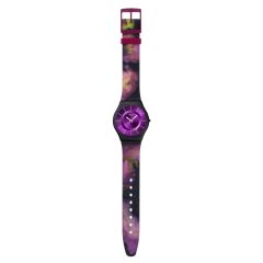 Swatch Armband-Uhr Paradise Bloom Quarz Silikon-Band SS08B106