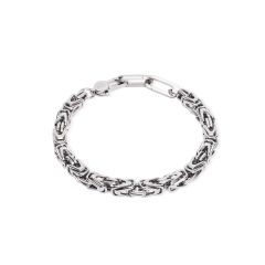 Coeur de Lion Armband Snake Chain Edelstahl Silber-Ton 0912/30-1700