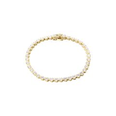 Xenox Tennisarmband Venice Silber 18k Vergoldet 18,5 cm XS91968G/L