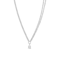 Xenox Halskette mit Anh&auml;nger Damen Sundown Zirkonia Silber XS91992
