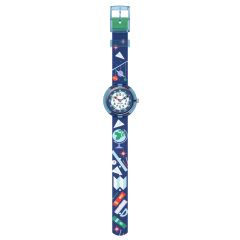 Flik Flak Jungen-Uhr School Stuff Analog Quarz Textil-Band FBNP245