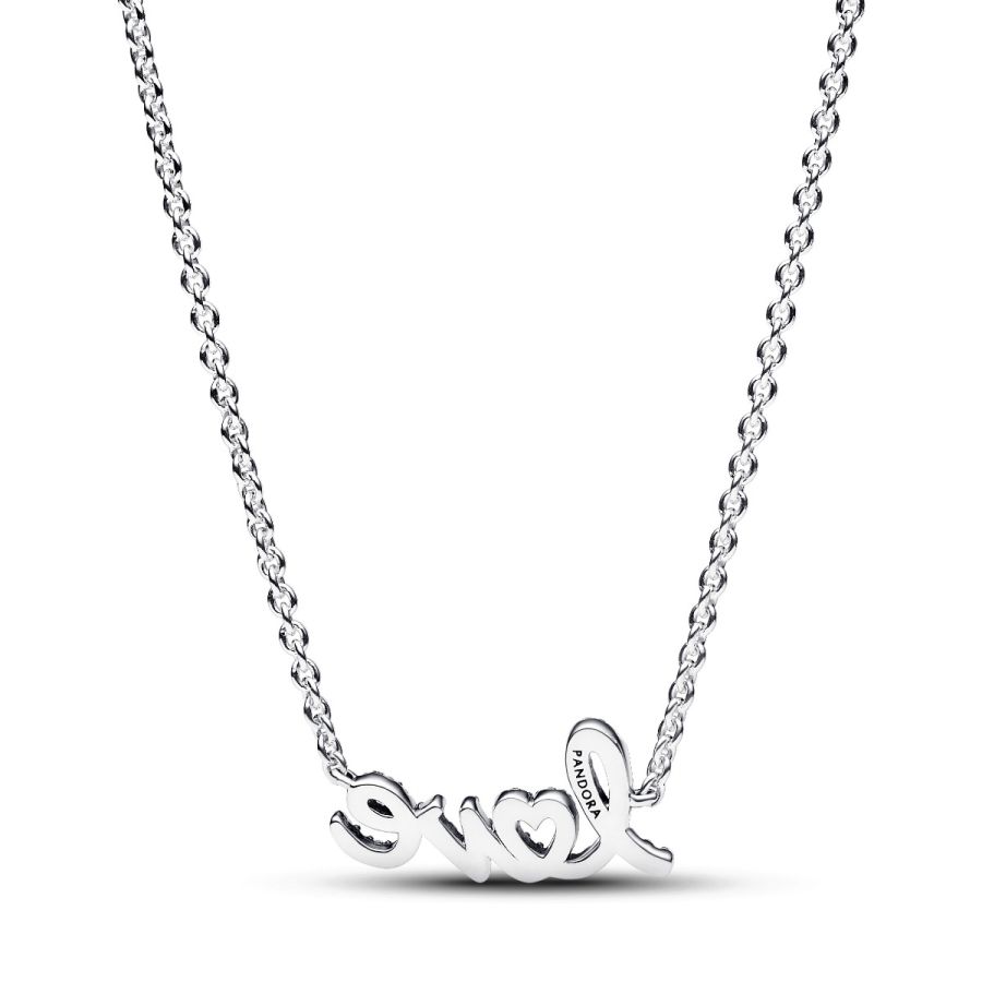 Pandora 393076C01 Collier-Halskette Funkelndes Handgeschriebenes 