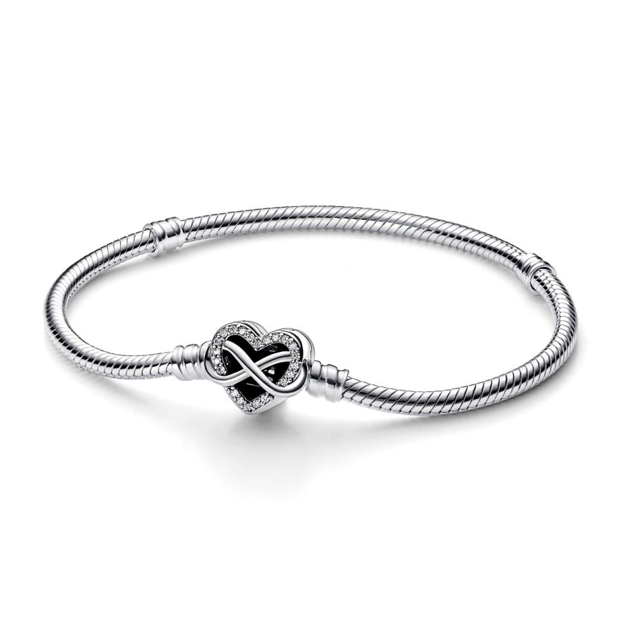 Pandora 592645C01 Armband Funkelndem Unendlichkeits-Herzverschluss 