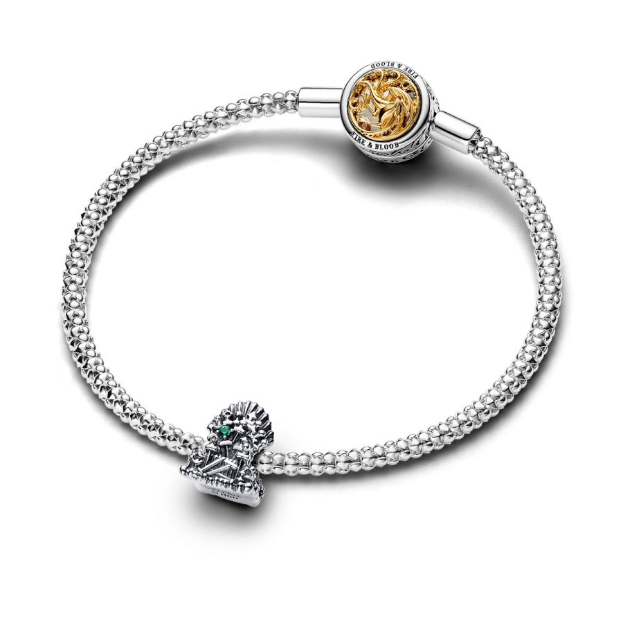 Pandora Game of Thrones 792965C01 Charm Der Eiserne Thron Grüner 