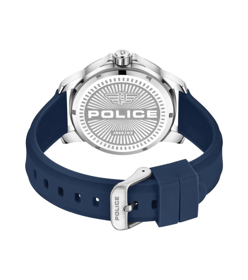 Police PEWJN0020901 Herren-Uhr Mensor Analog Quarz Silikon-Armband  